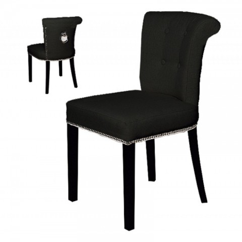 Artelore - Black Madison kárpitozott szék