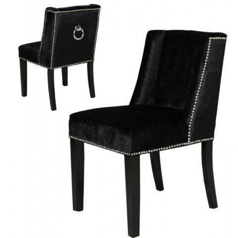 Artelore - Black Velvet Brens kárpitozott szék