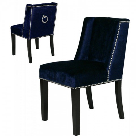 Artelore - Brens  Blue Velvet kárpitozott szék