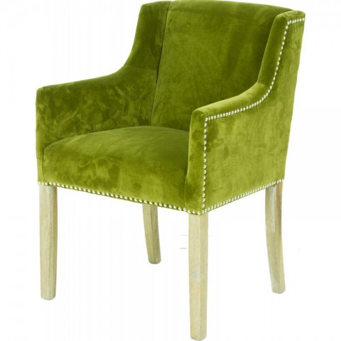 Artelore - Green Brens kárpitozott karfás szék