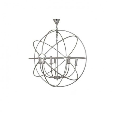 RV Astley - Cadeo Nickel Wire Globe csillár